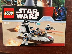 Lot of 4- Lego Star Wars 7678, 7668, 7654, 7252, 6207 and 7657 Instructions only