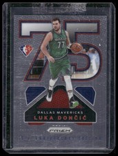 2021-22 Panini Prizm #12 Luka Doncic NBA 75th Logo Retail