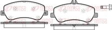 Remsa 1377.00 brake pad set, disc brake for Mercedes-Benz