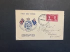 New Zealand 1937 FDC 1st day cover to Canada KGVI Coronation Dunedin cancel