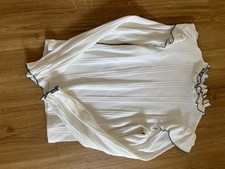Sandro Paris Langarm Top mit Rüschen Gr. 38