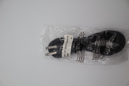 10 Pack Lot 6ft 1/4" 6.35mm Male to Male Mono Audio Headphone Mic TS Cable Cord - Picture 3 of 3