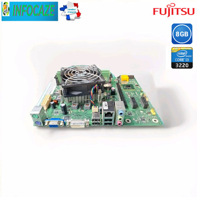 Fujitsu Esprimo P410 E85+ D3120-A10 GS 1+INTEL CORE i3-3.3ghz-8GB DDR3+plate