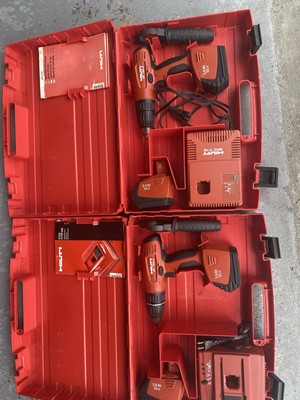 Hilti Cordless Drill SF-150A, Includes 2 Batteries, Charger & Case