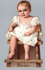 Victorian Trade Card - Mellin's Food - "Our Baby"