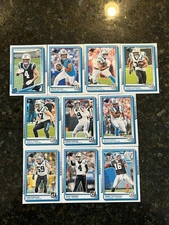 2025 Donruss NFL Team Set Carolina Panthers - 10 Card Lot!