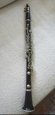 Barbier Paris Wooden Clarinet Model 1318 Grenadilla Crack Free Mid Century