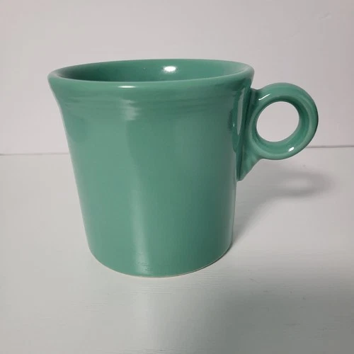 Fiesta Fiestaware RETIRED COLOR Sea Mist Green Ring Handle Cup Mug