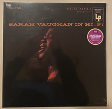 SARAH VAUGHAN In Hi-Fi MILES DAVIS Tony Scott 180 gram vinyl SEALED 2 LP