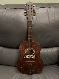 Antique Neapolitan College of Music Mandolinetto Guitar Mandolin. Reserve £50