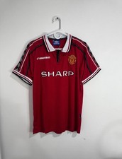 Red Vintage Home Style Soccer Jersey Size L 