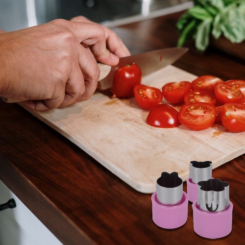9 Pz/Set Farfalla Superficie Stampo Bambino Biscotti Verdura Frutta Tagliabordi - Foto 12 di 12
