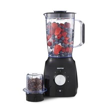 GEEPAS 1.5L Jug Blender Smoothie Milkshake Maker 0.3L Coffee Spice Grinder Mill