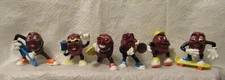 California Raisins Hardee's Set Second Series  1987 California Raisins Six