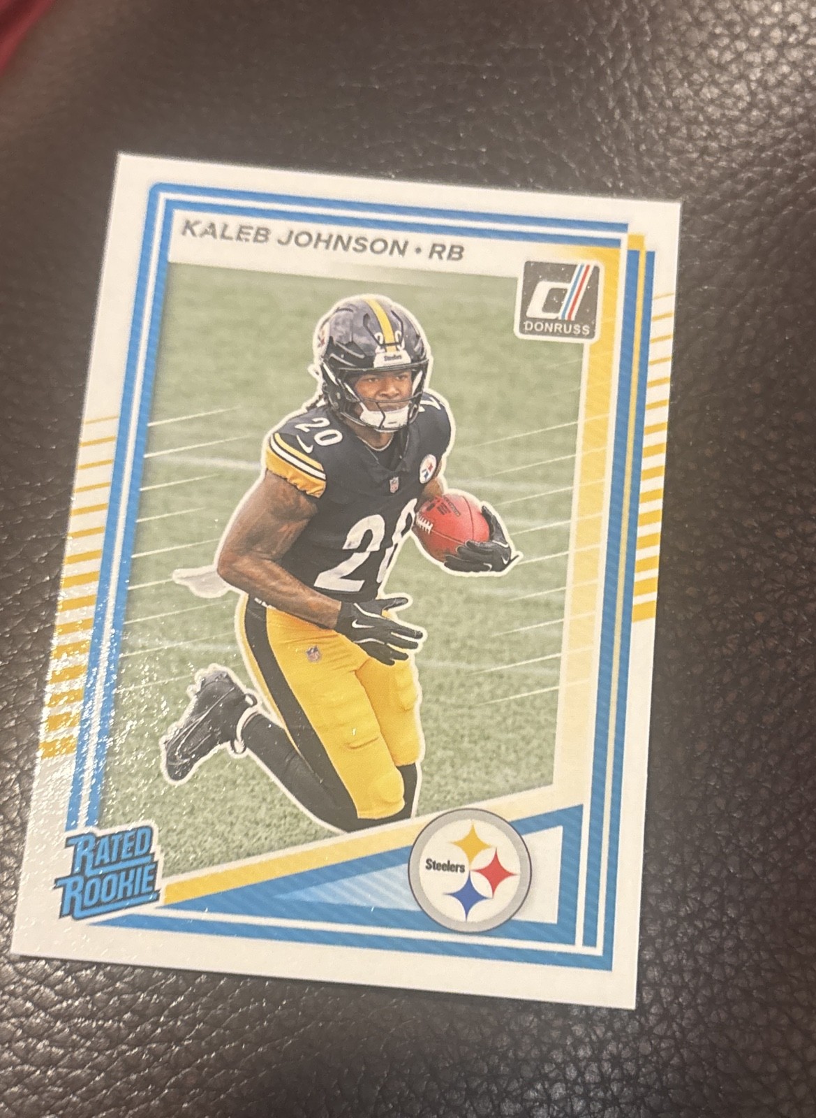 Kaleb Johnson Panini Donruss #322 Base