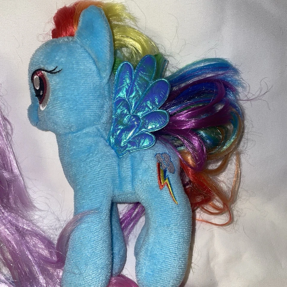 LOTE DE 4 Pinkie Pie Princess Luna Rainbow Dash Shutterfly 7" TY MY LITTLE PONY Foto 4 de 4