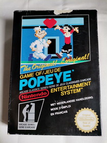 Jeu Nintendo Nes Popeye / Konami / PAL FAH / Original Complet