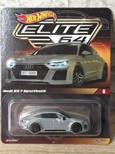 Hot Wheels PREMIUM ELITE 64 Audi RS 7 Sportback, 2024, REAL RIDERS, ZAMAC, NEU
