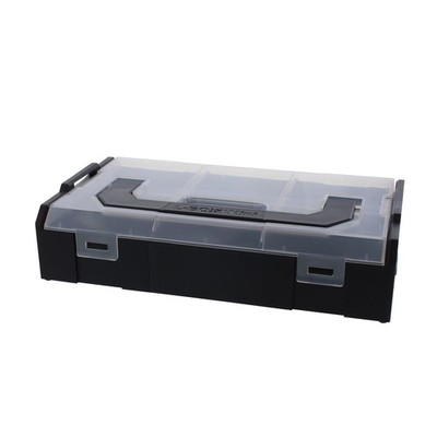 Sortimo L-BOXX Mini schwarz mit transparentem Deckel Werkstatt-Koffer
