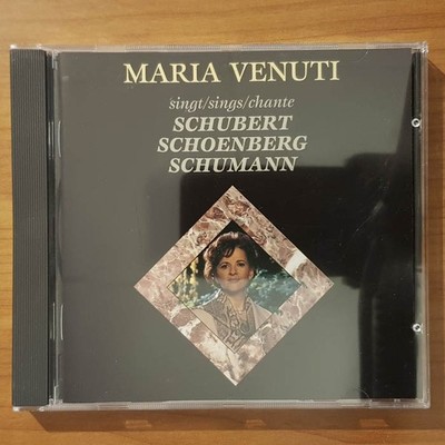 MARIA VENUTI singt schubert schoenberg schumann EX/EX (CD Album, Klassik)