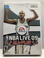 NBA Live 09: All-Play (Nintendo Wii, 2008) Complete w/ Manual - Tested Working
