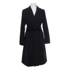 Noa Noa, Mantel, Damen, Größe: 40, Blau, Acetat/Polyester/Wolle, Einfarbig #wqK