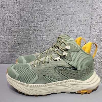 Hoka One One Anacapa 2 Mid GORE-TEX Men's Size US 10D Sea Moss Hiking Shoes.