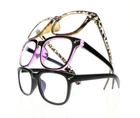 Big Square Nerd Geek Light Nearsighted Glass ShortSight Optical Glass -1.0~-6.0