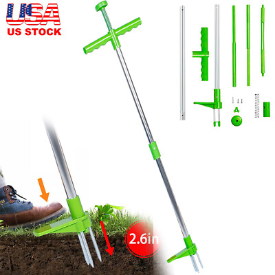 Weed Puller Weeder Twister Twist Stand Up Garden Lawn Root Killer Remover Tool