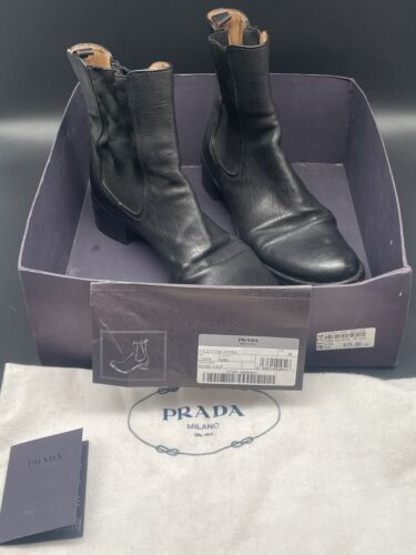 PRADA - Calzature Donna - 38 - Botas/Botas - Mujer - Bolsa para el polvo - Buen estado