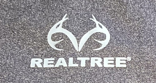 Realtree Men's Size M Long Sleeve Shirt Black Layering Antler Logo Stretch - Picture 4 of 5