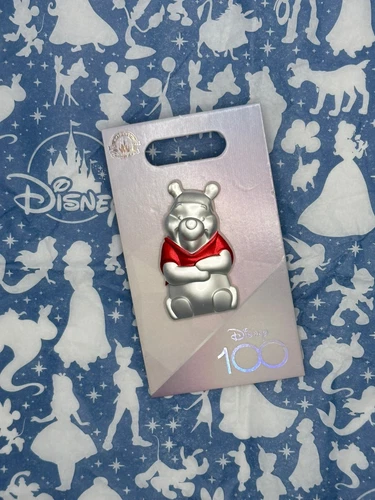 Disney Platinum 100 Years of Wonder 100th Winnie The Pooh D100 Pin