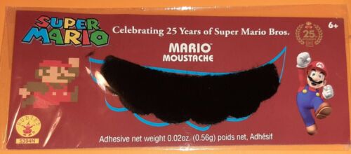 Rubie's Mario Mustache, Limited Ed for Super Mario's 25th Anniversary, NYC event