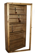 Vetrina per pipe tipo GIANT portapipa 55 posti in legno da parete armadio cabina