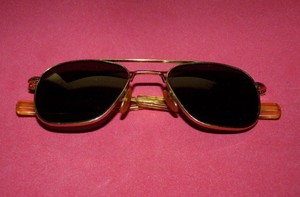 ao american optical aviator pilot sunglasses
