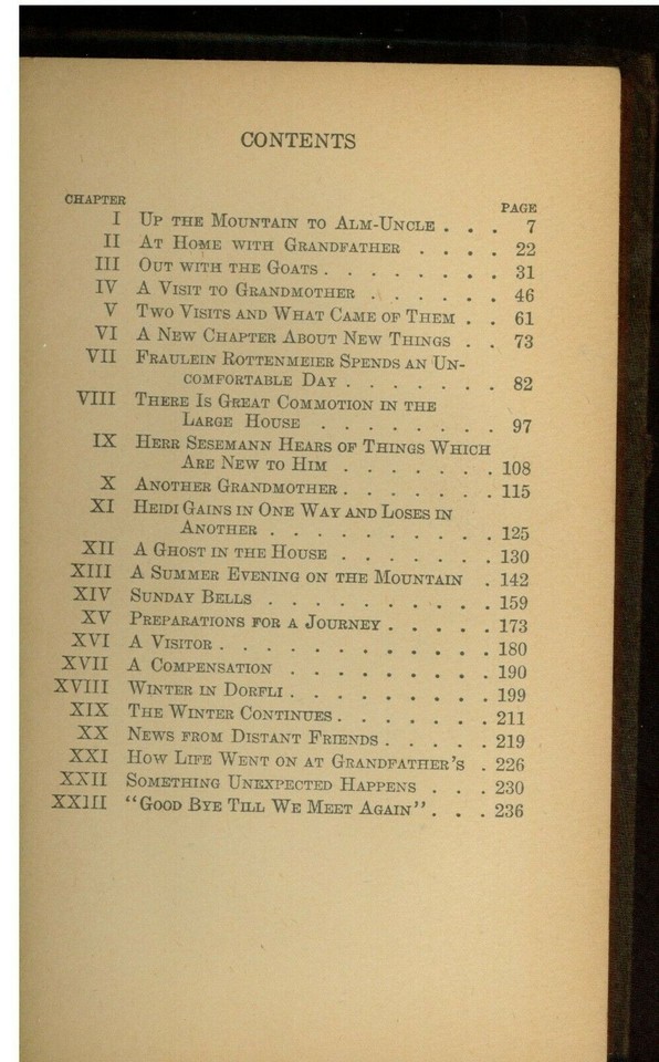 Heidi Goldsmith HEIDI (Johanna Spyri) COLLECTIBLE BOOK (1948) (Goldsmith) OF | eBay