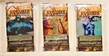 Mtg - Worldwake - 3 Booster Packs - All Artworks *Sealed from Box* Vintage Alpha