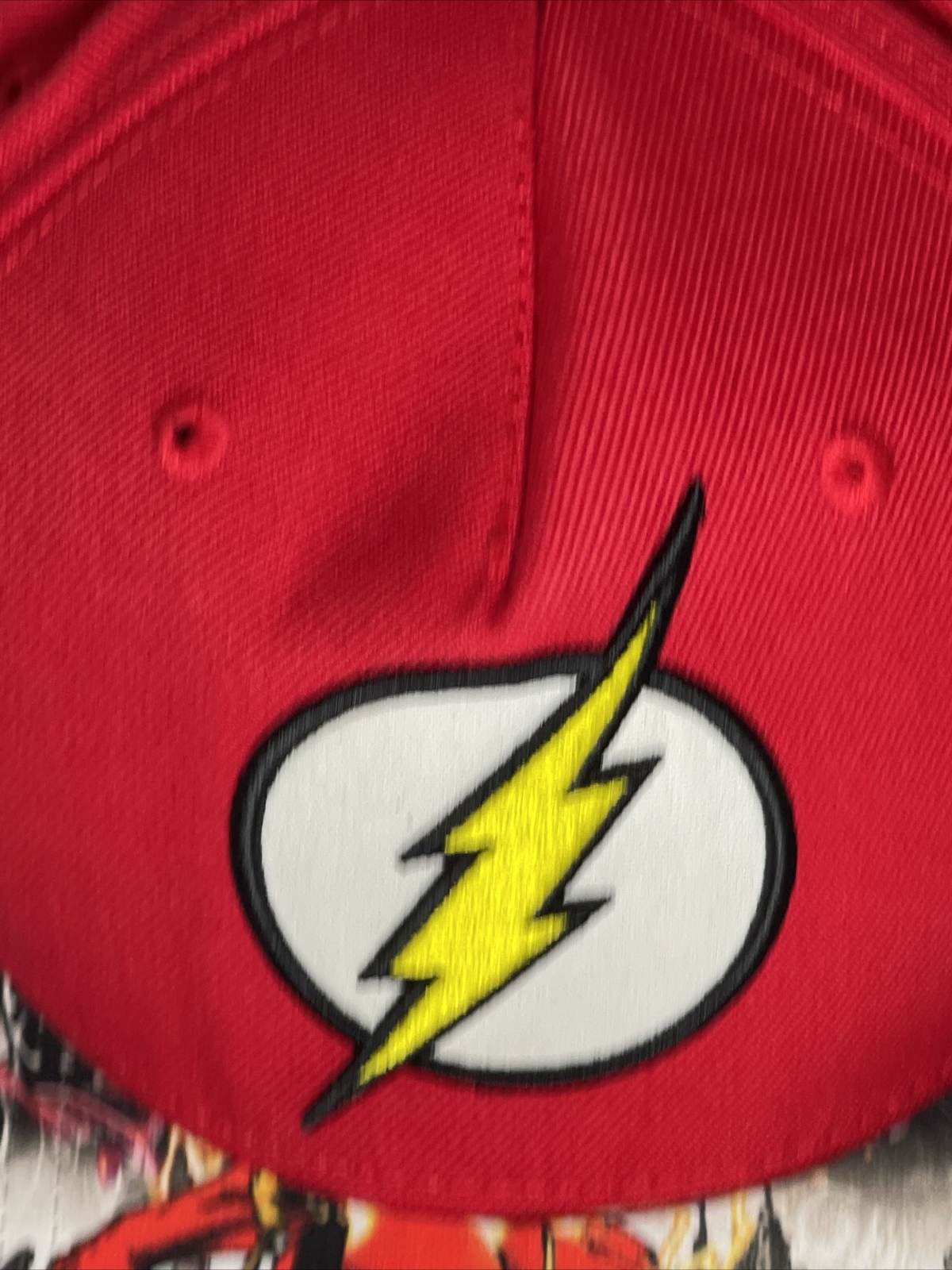 Flash DC Comics Hat Comic Graphic Print Snapback - image 2