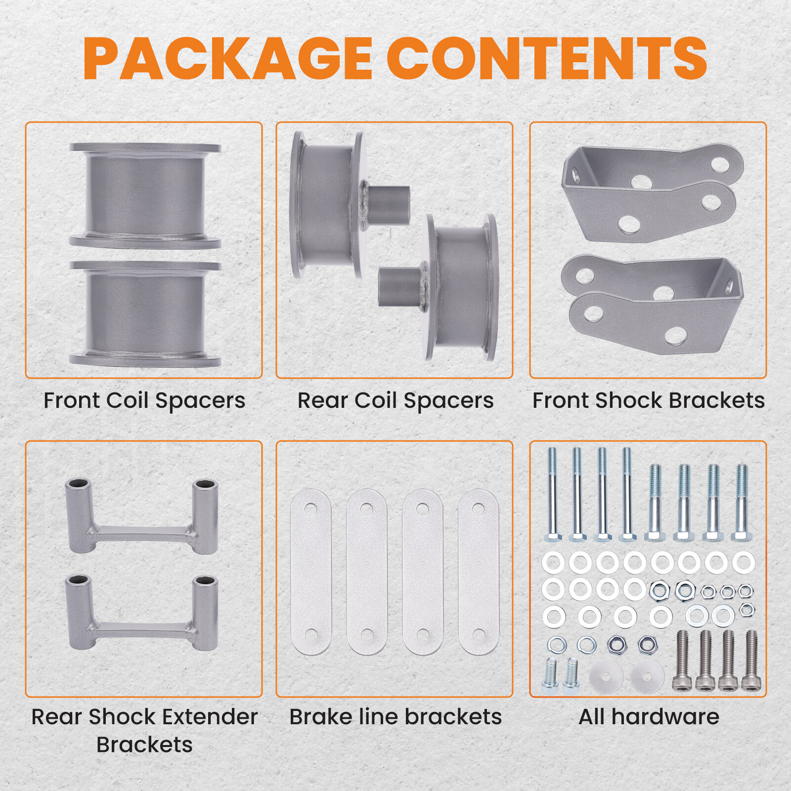 Blitz.Auto 3" Front + Rear Lift Kit For Jeep Gladiator JT (2019–2020) – Includes Sway Bar & Shock Extenders – Fits 35" Tires