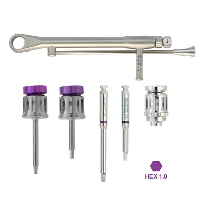#ad Implant Hex 1.0 Driver Ankylos Screwdriver Torque Wrench Ratchet Manual Adapter $128.99