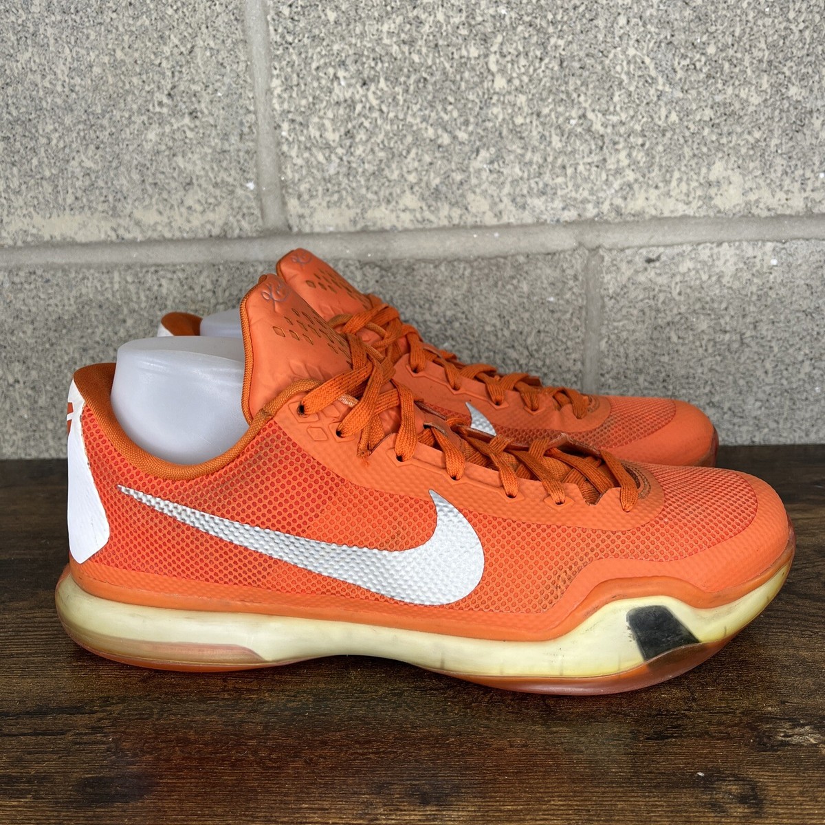 Nike Kobe 10 X TB Orange Blaze Sneakers 813030-802 Shoes Men's