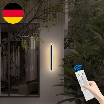 Mikeru LED Wandlampe, 24W Dimmbare Villa-Wandleuchte, Ip65 Regen Außenlampe, Wan
