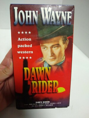 John Wayne, Dawn Rider, Classic Western 1998, VHS, Marion Burns, Yakima Canutt