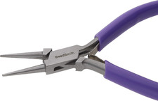 Round Nose Pliers   Fine Tips   4.5 inches 114mm   PVC Grip Handle with Double