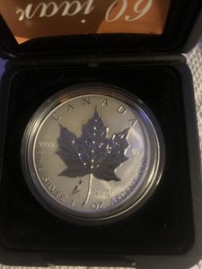 Canada 05 Silver Maple Leaf Tulip Privy Mark 3500 Pcs Mintage 5 Face Value Ebay