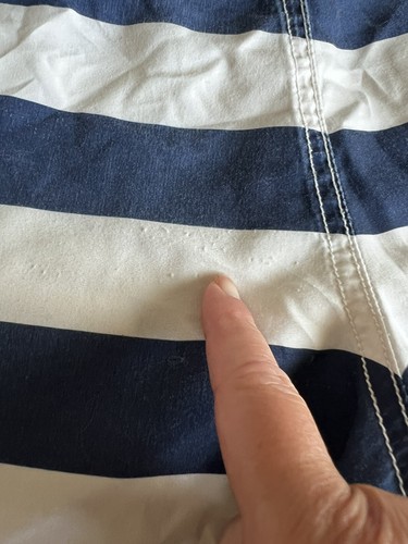 Gap Kids Boys Swim Trunks Size Medium (8) Navy And White Striped - Picture 7 of 11