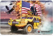 TRUMP MAGA Pistol/ Rifle Gun Cleaning Bench Mat, Black 11" x 17" TekMat NEW