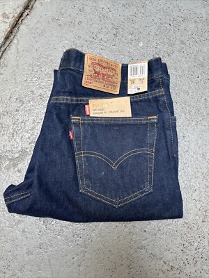 NOS Vintage LEVI'S 505 Jeans 36x30 Reg Fit Straight 505 USA Deadstock