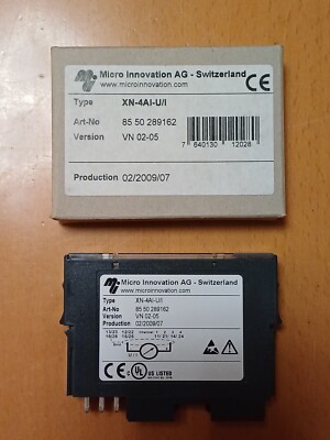 XN-4AI-U/I Micro Innovation, OVP, Analogeinganbemodul