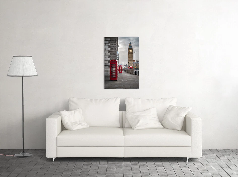 Big Ben Londres Inglaterra Arte Impresión Arte Pared Interior Habitación Exterior - PÓSTER 20x30 Foto 3 de 4